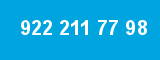 922 211 77 98 922 211 77 98